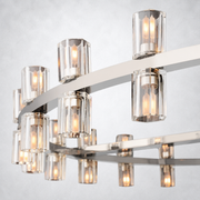 Arcanie Crystal Shades Round Chandelier 48