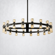 Arcanie Crystal Shades Round Chandelier 48