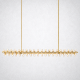 Arcanie Crystal Rectangular Chandelier 72