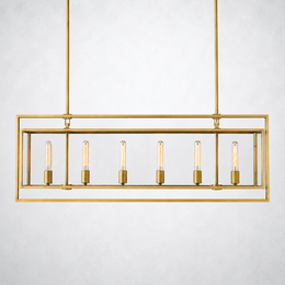 Benciy Vintage Rectangle Chandelier 54