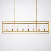 Benciy Vintage Rectangle Chandelier 72