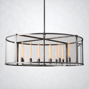 Benciy Vintage Round Chandelier 55