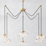 Bratle Clear Glass Suspended Chandelier 84