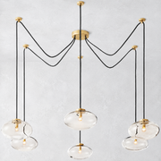 Bratle Clear Glass Suspended Chandelier 84