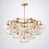 Bratle Clear Glass Round Chandelier 48