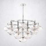 Bratle Clear Glass Round Chandelier 48