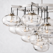 Bratle Clear Glass Round Chandelier 48
