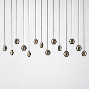CoikleCrystal Ball Linear Chandelier 72