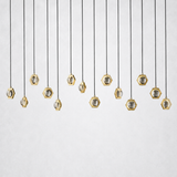 CoikleCrystal Ball Linear Chandelier 72