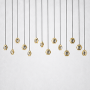 CoikleCrystal Ball Linear Chandelier 72