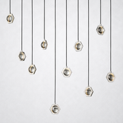 CoikleCrystal Ball Linear Chandelier 72