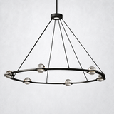 Coikle Crystal Ball Round Chandelier 48