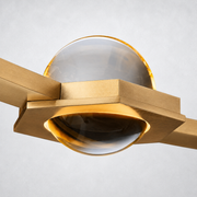 Coikle Crystal Ball Round Chandelier 60