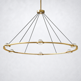 Coikle Crystal Ball Round Chandelier 60