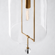 Furelit Brass Grand Wall Sconce Glass Shade