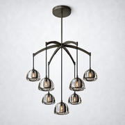 Hemisp Round Chandelier 36''