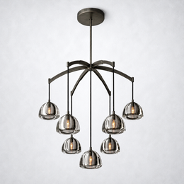Hemisp Round Chandelier 36''