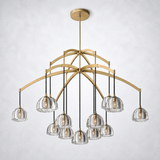 Hemisp Glass Round Chandelier 60