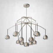 Hemisp Glass Round Chandelier 60