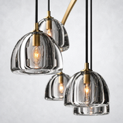 Hemisp Glass Round Chandelier 60