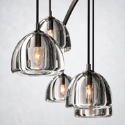 Hemisp Glass Round Chandelier 60