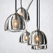 Hemisp Glass Round Chandelier 60