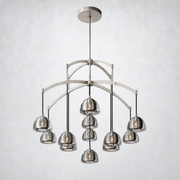 Hemisp Glass Round Chandelier 48
