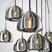 Hemisp Glass Round Chandelier 48