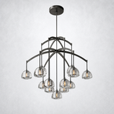 Hemisp Glass Round Chandelier 48