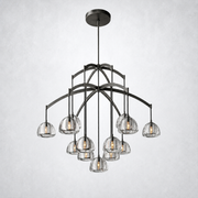 Hemisp Glass Round Chandelier 48