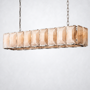 Hakro Calcite Rectangular Chandelier 62