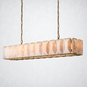 Hakro Calcite Rectangular Chandelier 74