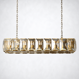 Hakro Crystal Rectangular Chandelier 62