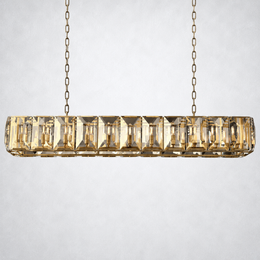 Hakro Crystal Rectangular Chandelier 74“