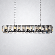 Hakro Crystal Rectangular Chandelier 74“