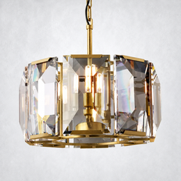Hakro Crystal Round Chandelier 19“