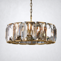 Hakro Crystal Round Chandelier 31“
