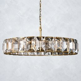Hakro Crystal Round Chandelier 60“