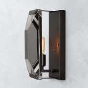 Hakro Multicurve Crystal Wall Sconce