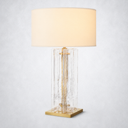 Kattica Clear Glass Table Lamp
