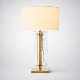 Kattica Clear Glass Table Lamp