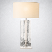 Kattica Clear Glass Table Lamp