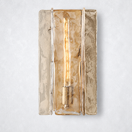 Kattica Smoke Glass Sconce 15