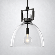 Mchary Glass Cloche Pendant  10″ 14″ 18″