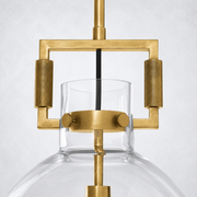Mchary Glass Cloche Pendant  10″ 14″ 18″