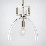 Mchary Glass Cloche Pendant  10″ 14″ 18″
