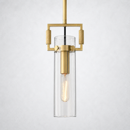 Mchary Glass Cylinder Pendant