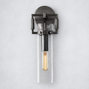 Mchary Glass Cylinder Wall Sconce 9''