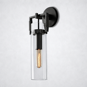 Mchary Glass Cylinder Wall Sconce 12''