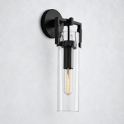 Mchary Glass Cylinder Wall Sconce 12''